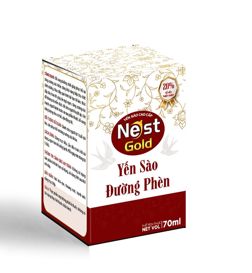 Yến Sào Nest Gold đường phèn hủ