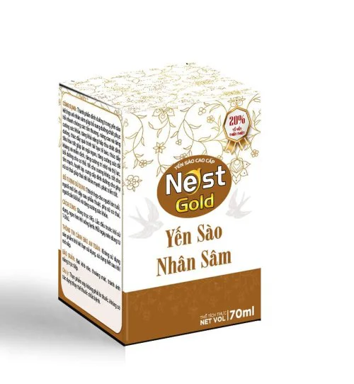 Yến sào Nest Gold nhân sâm hủ